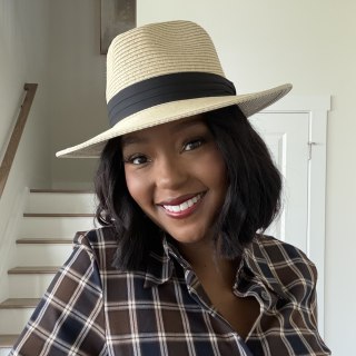 Furtalk Wide Brim Panama Hat