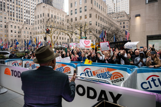 Al roker on the plaza